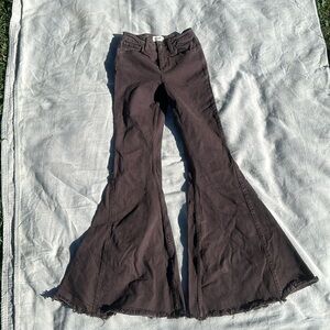 Shyanne Brown Flared Jeans